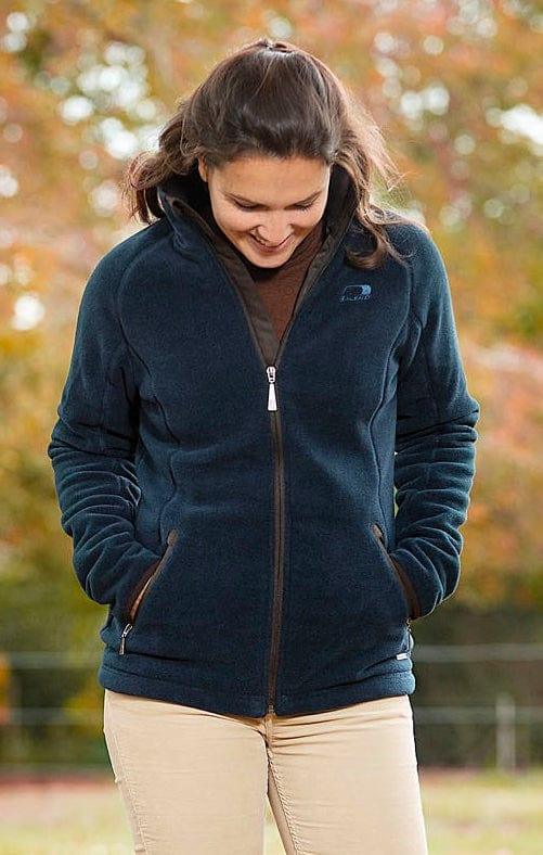 Baleno Fleeces & Quilted Jackets Baleno Southwell Wind & Showerproof Fleece Jacket Navy Blue