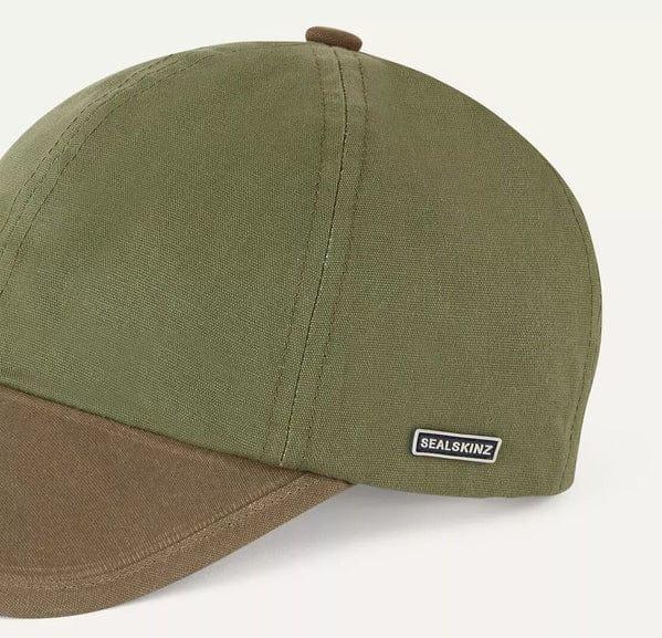 Sealskinz Gloves Sealskinz Marham Waterproof Canvas Waxed Cap Olive