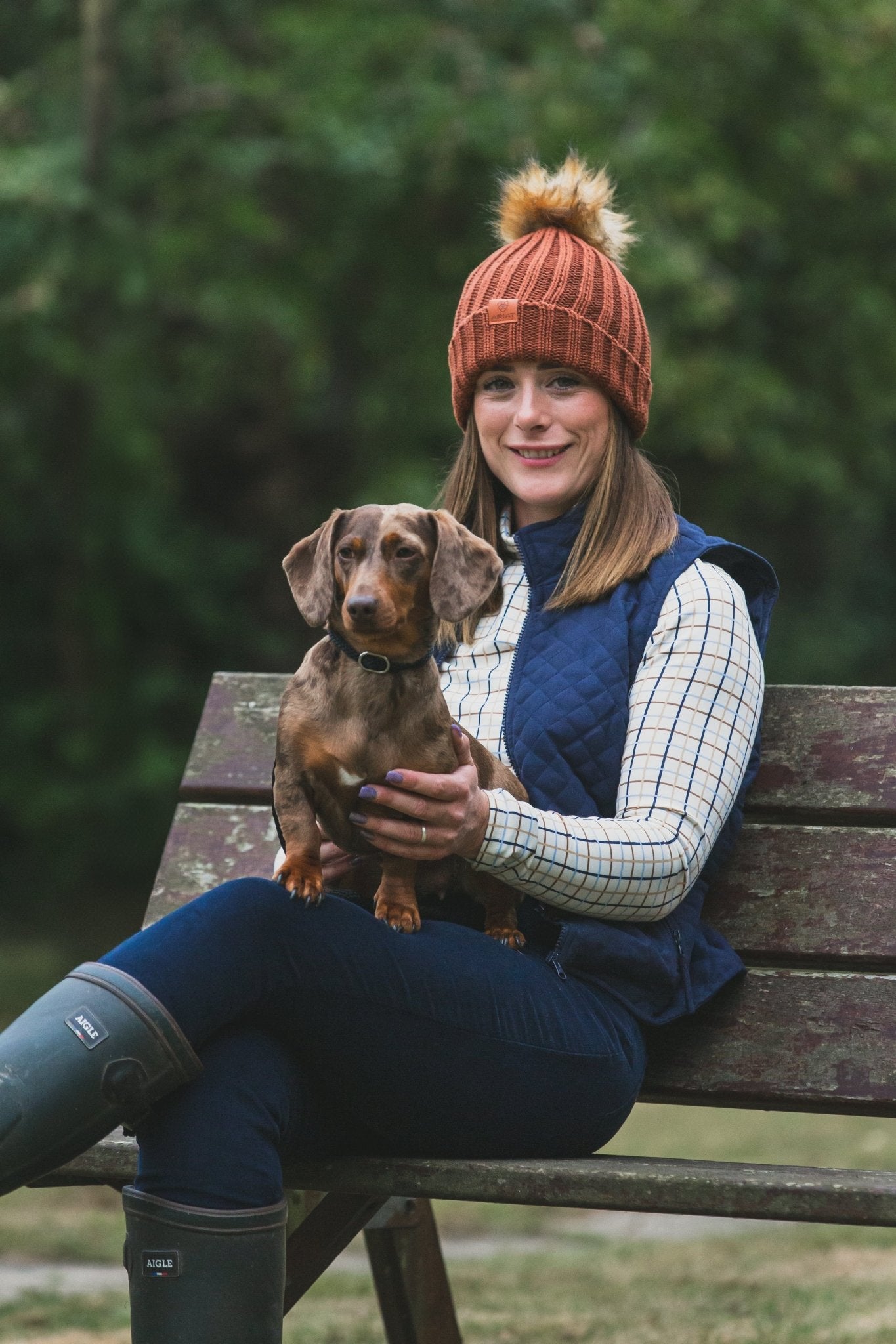 Ginger & Jardine Shirts Ginger & Jardine Cosy Roll Blue & Tan Check