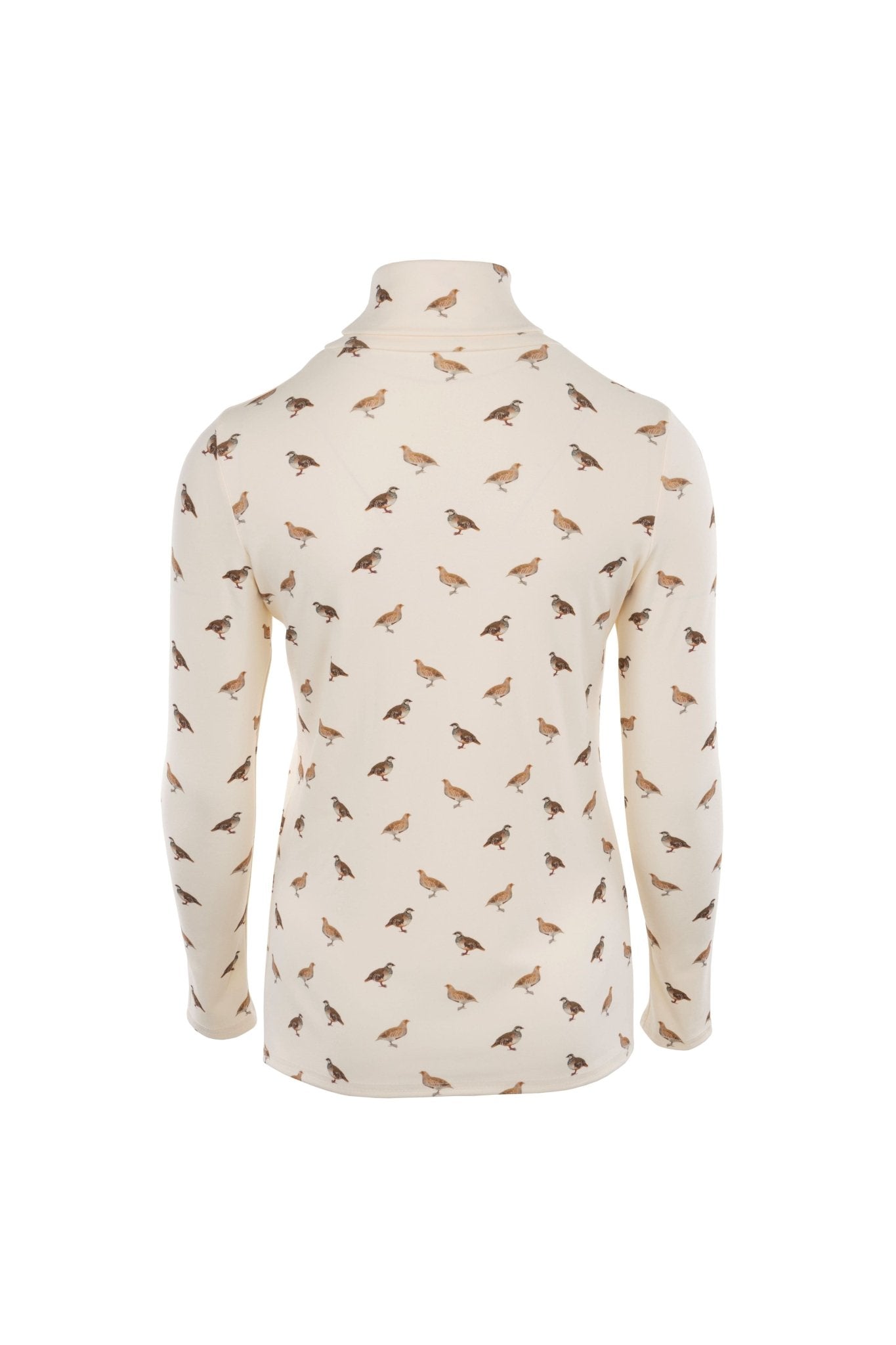 Ginger & Jardine Shirts Ginger & Jardine Cosy Roll Neck Partridge Art