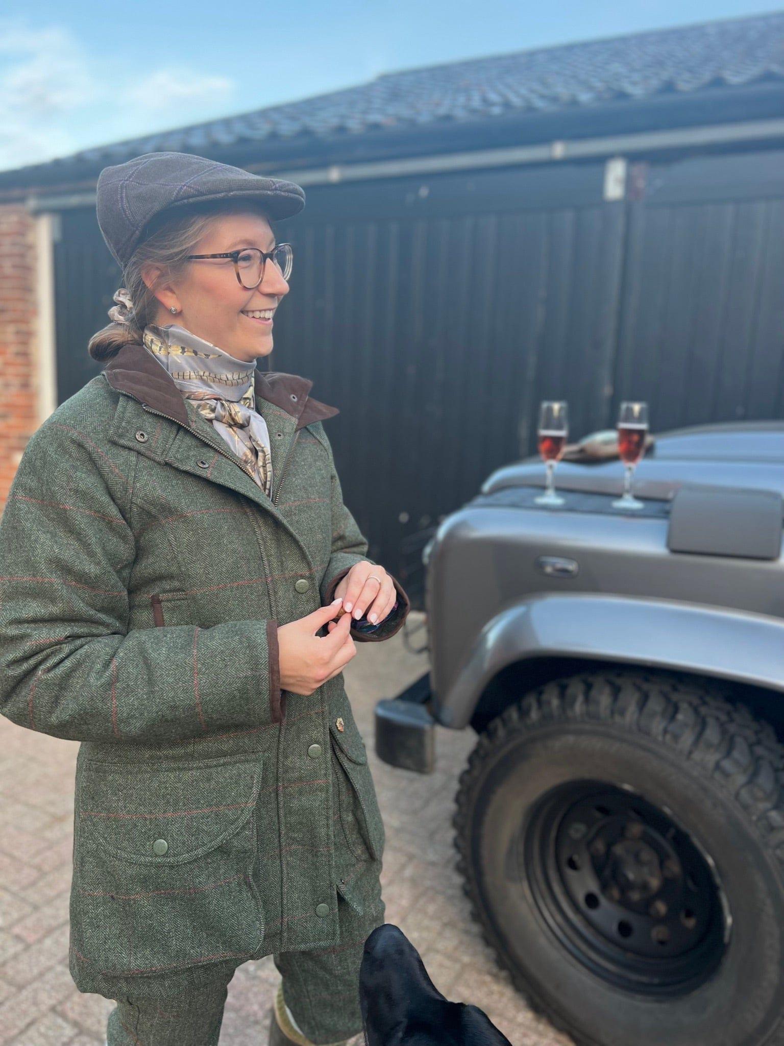 Alan Paine Tweed Field Coats Alan Paine Women's Combrook Shooting Coat Heath