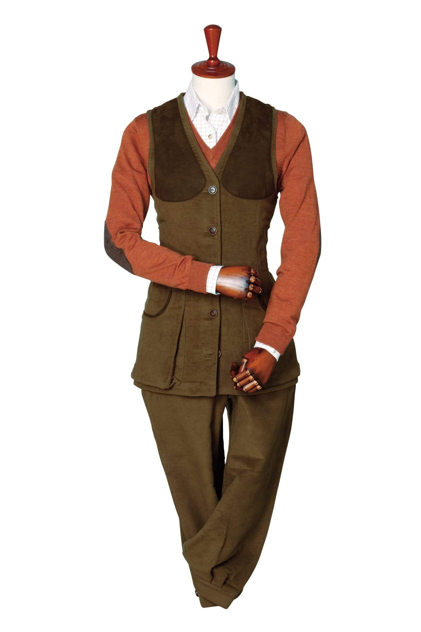 Laksen Breeks Laksen Lady Broadlands Breeks Moleskin Bronze