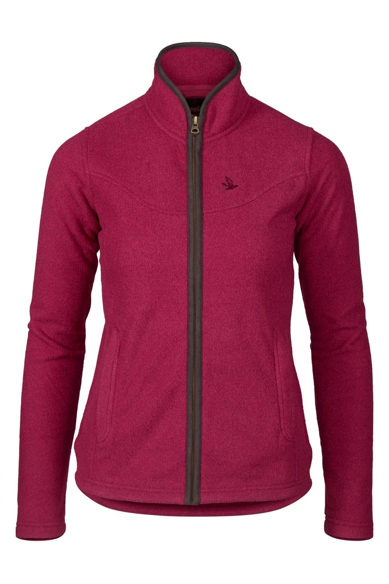 Womens burgundy store fleece jacket