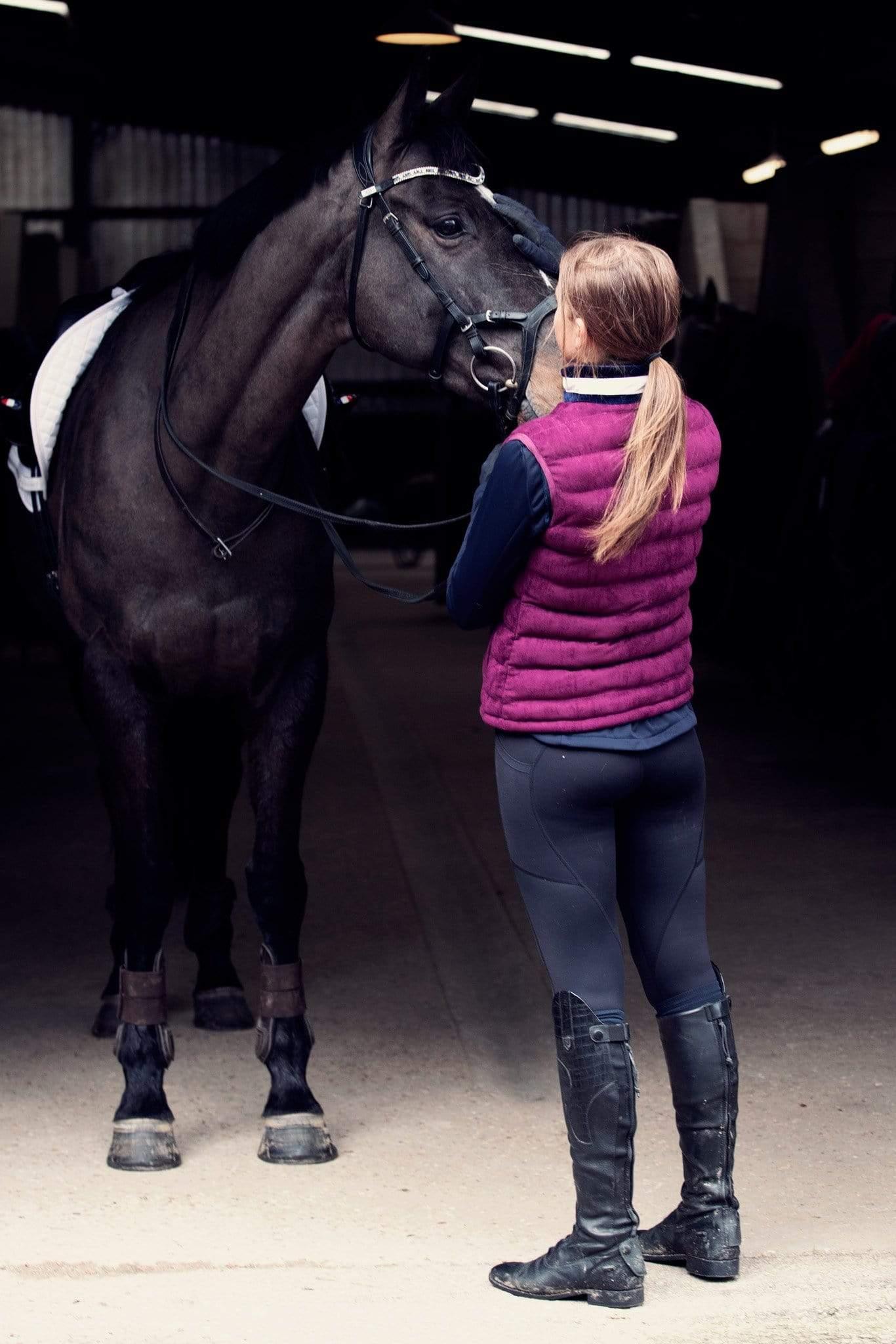 Sporting Hares Fleeces & Quilted Gilets Sporting Hares Windermere Gilet Dark Plum