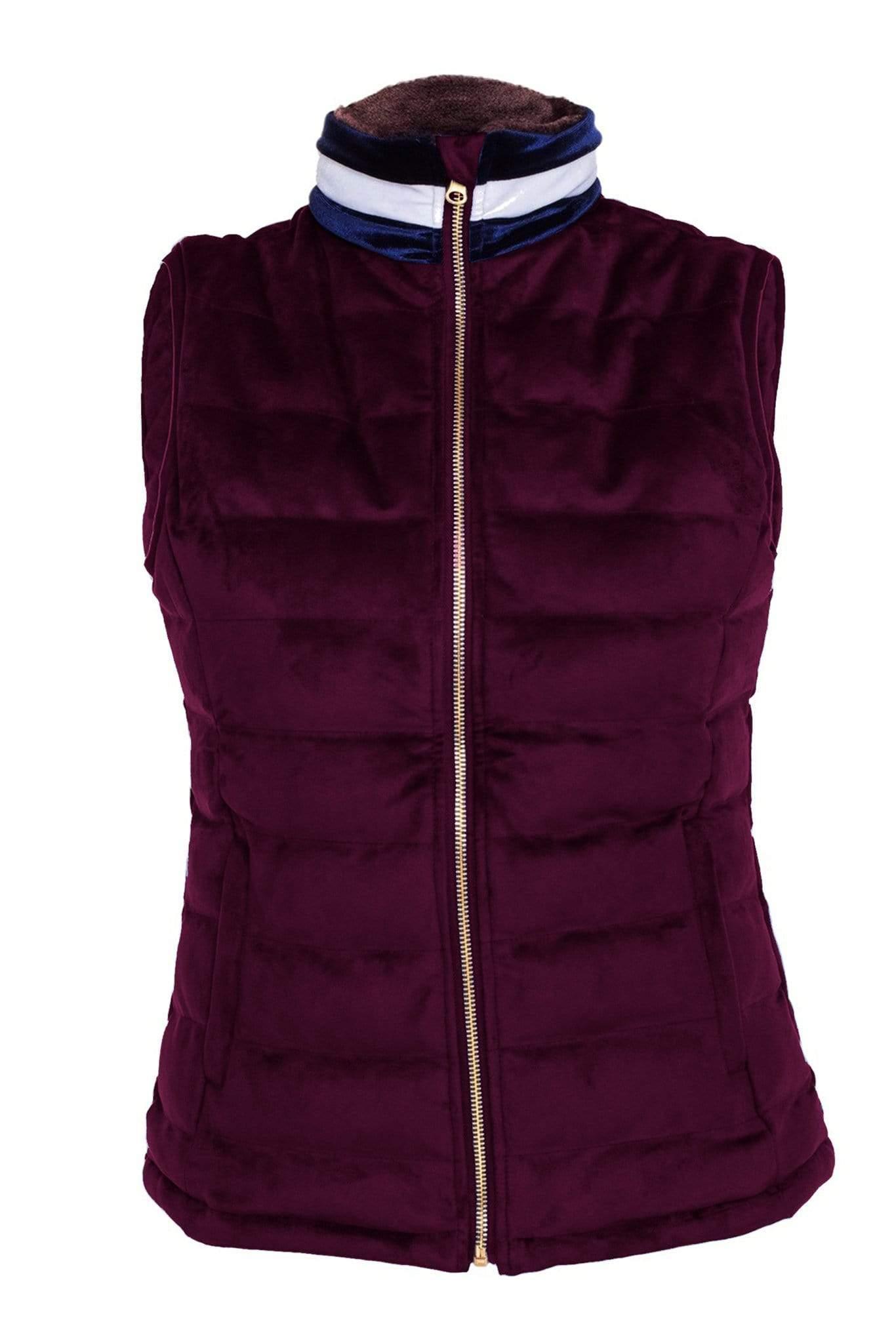 Sporting Hares Fleeces & Quilted Gilets Sporting Hares Windermere Gilet Dark Plum
