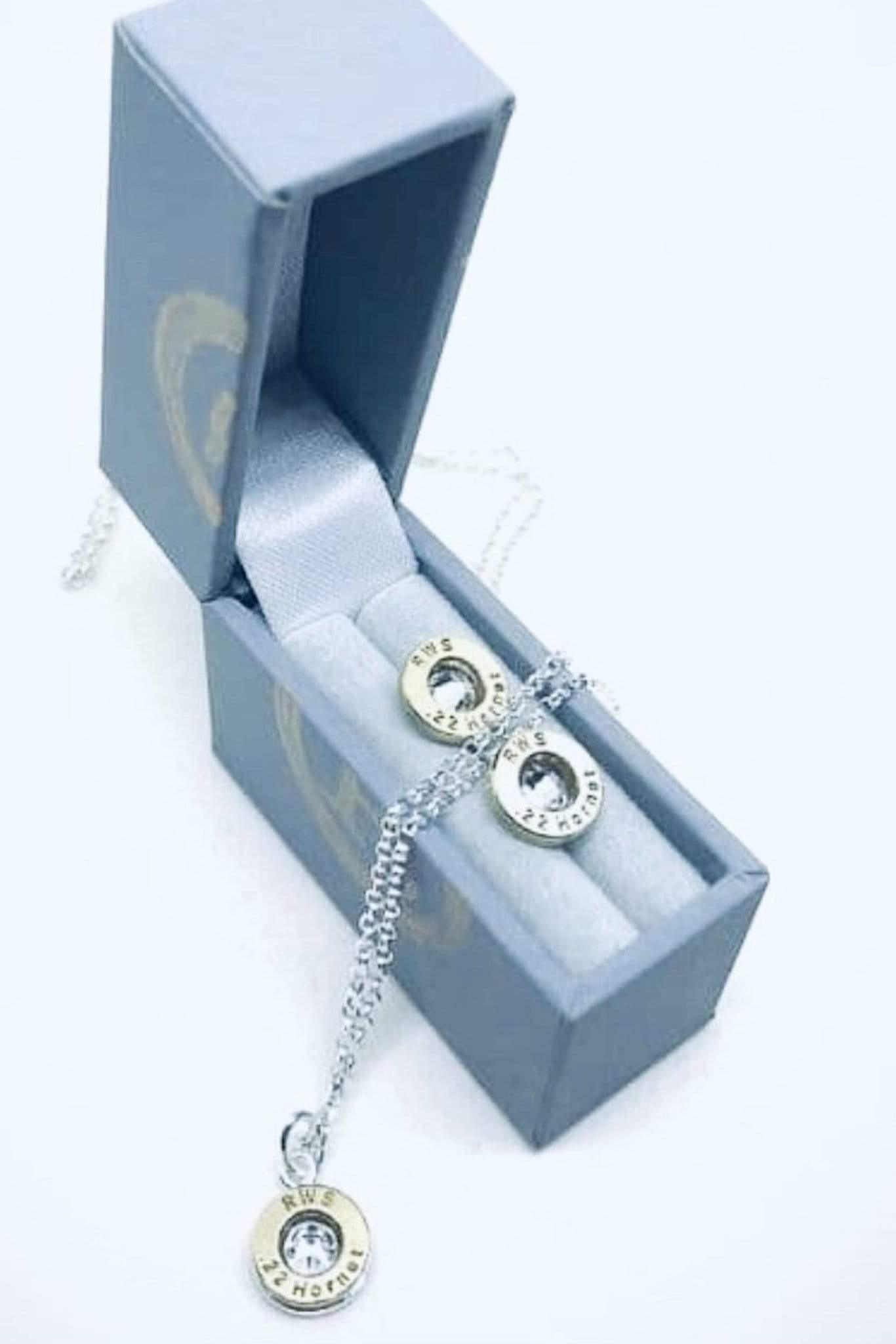 ReClayAim Jewellery ReClayAim Shooting Earrings & Necklace Set - Swarovski Hunter