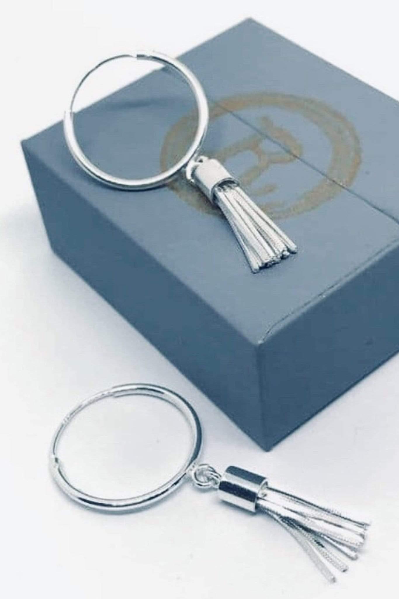 ReClayAim Jewellery ReClayAim Shooting Earrings - Tassel Hoop - 18mm