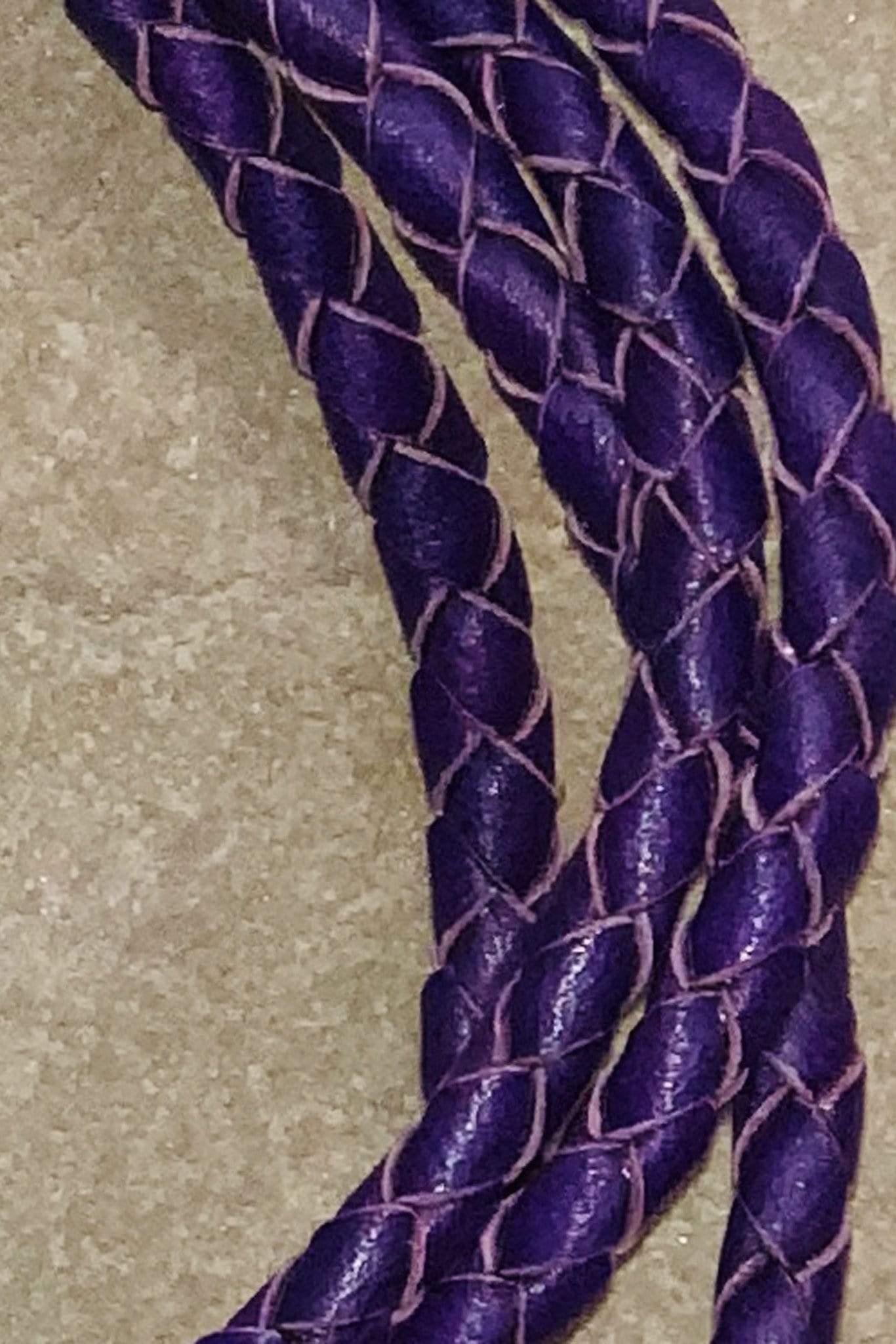 OTP Whistles & Lanyards OTP Braided Nappa Leather Lanyard Purple