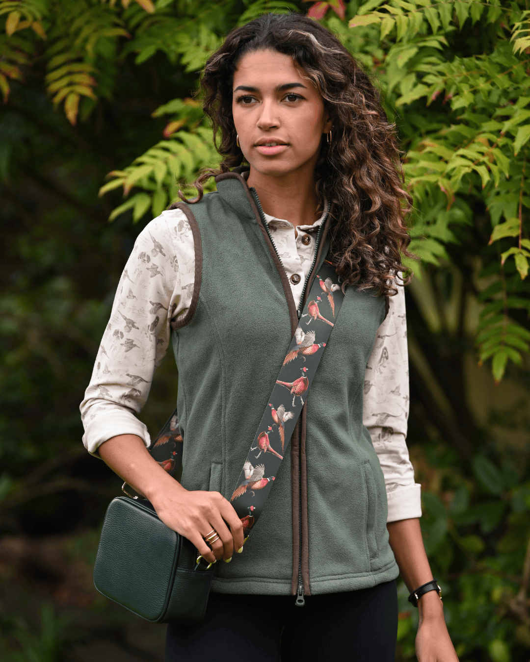 Bishops and Haig Bag strap Bishops and Haig Pheasant Bag Strap in Green