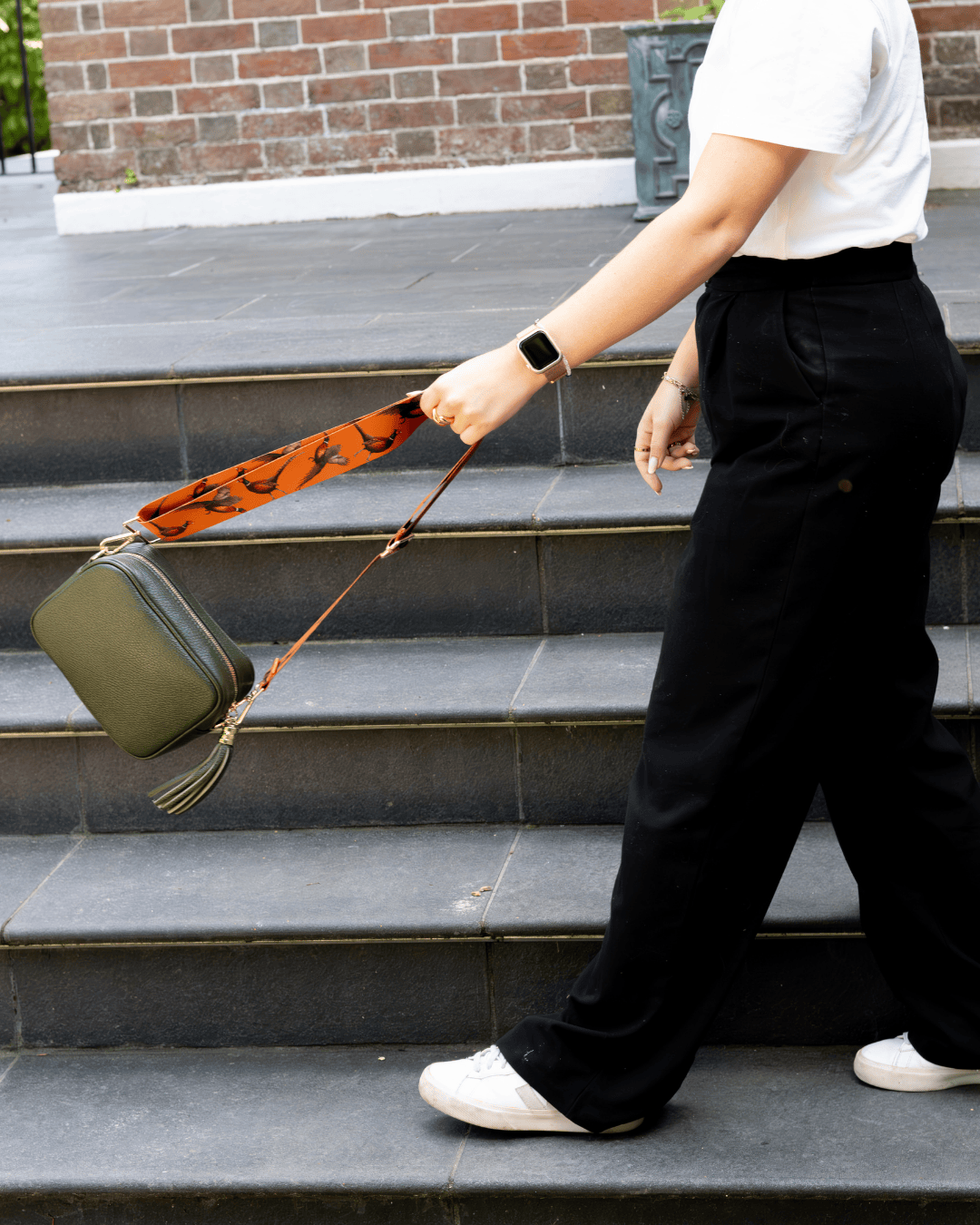 Bishops and Haig Bag strap Bishops and Haig Pheasant Bag Strap in Orange