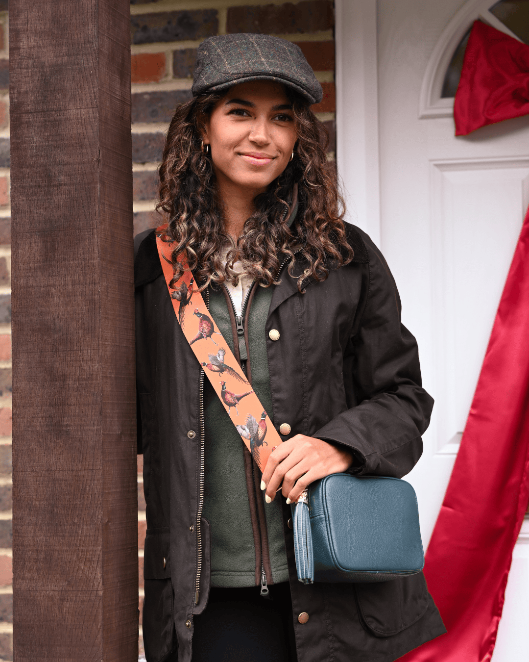 Bishops and Haig Bag strap Bishops and Haig Pheasant Bag Strap in Orange