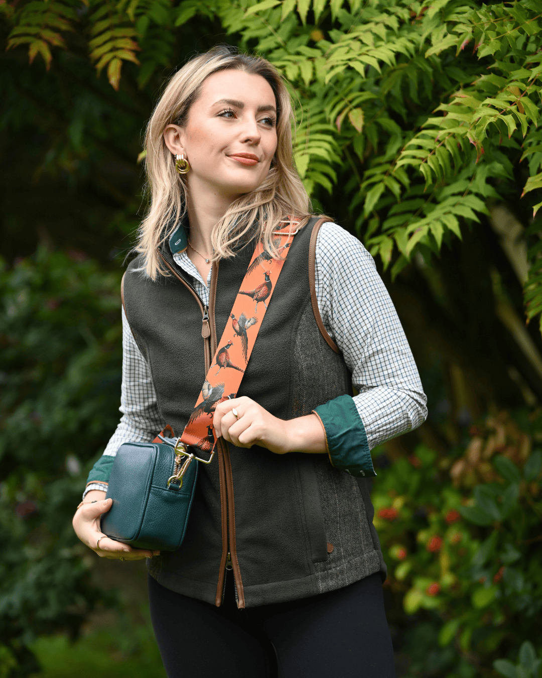 Bishops and Haig Bag strap Bishops and Haig Pheasant Bag Strap in Orange