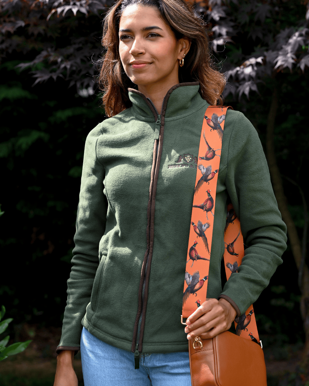 Bishops and Haig Bag strap Bishops and Haig Pheasant Bag Strap in Orange