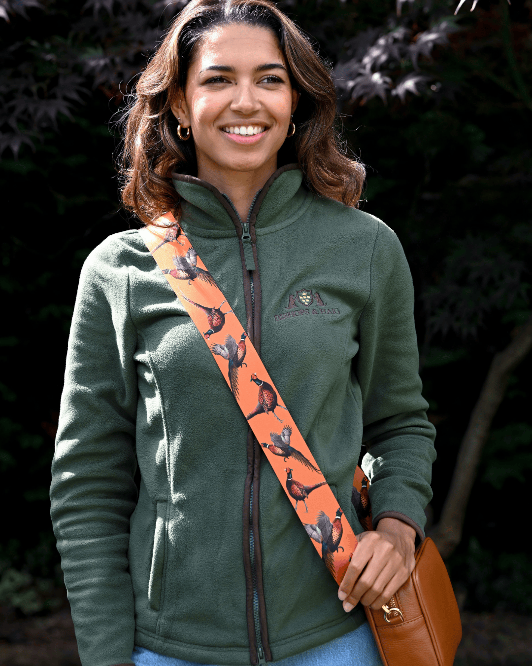 Bishops and Haig Bag strap Bishops and Haig Pheasant Bag Strap in Orange