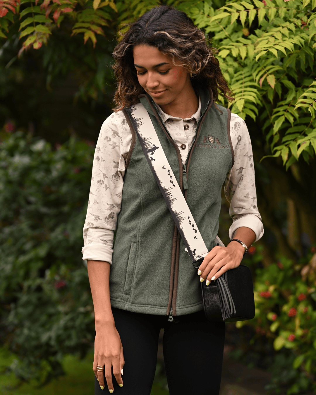 Bishops and Haig Bag strap Bishops and Haig Shooting Scene Bag Strap