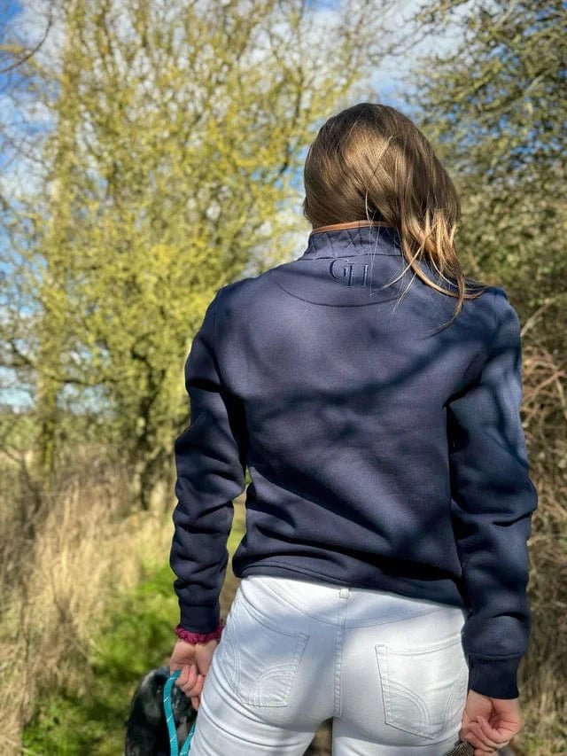 Gunner and Hound Knitwear Gunner and Hound Women's Quarter Zip Navy