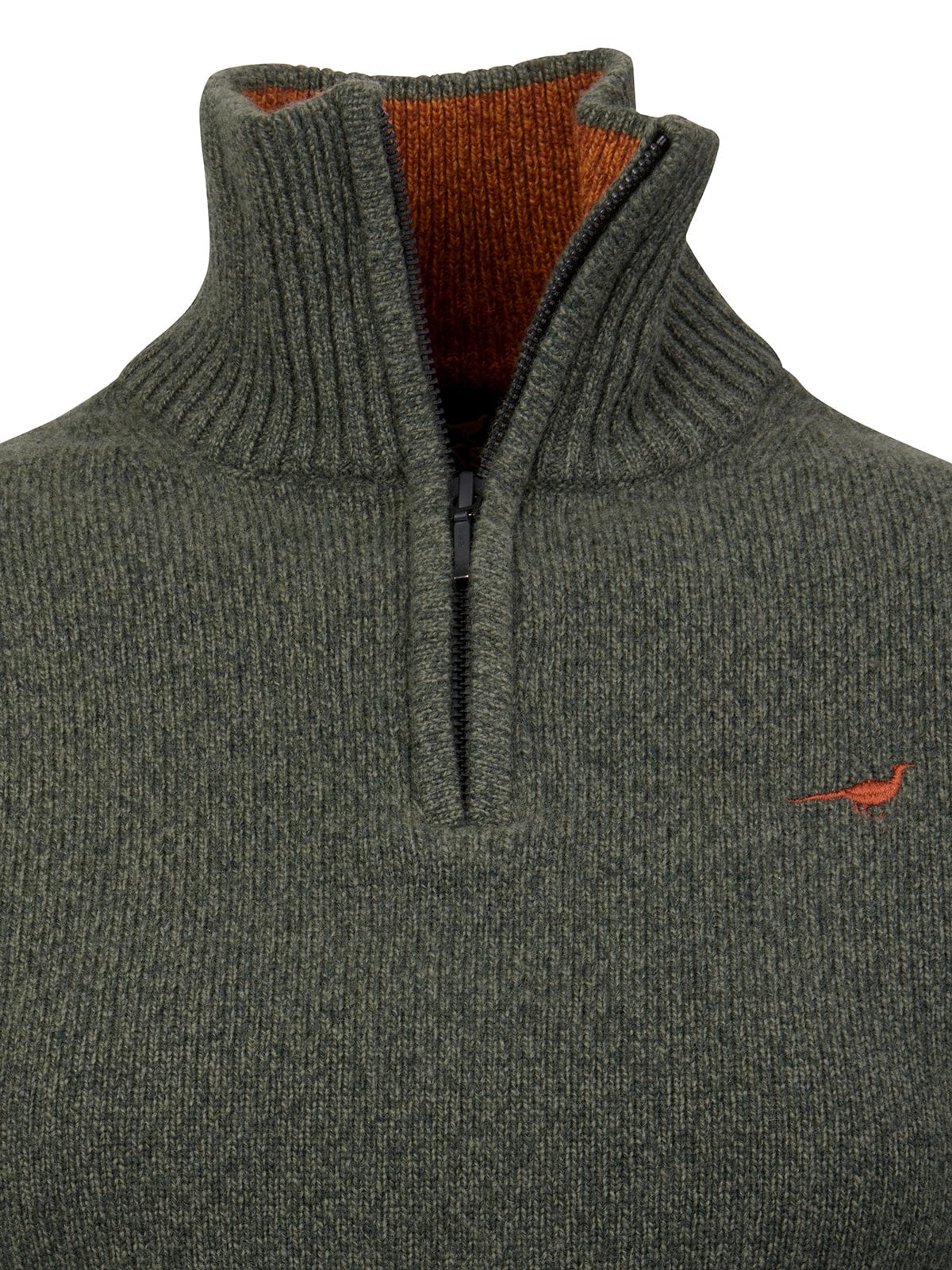 Laksen Knitwear Laksen Women's Tyne 1/4 Zip Jumper Forest