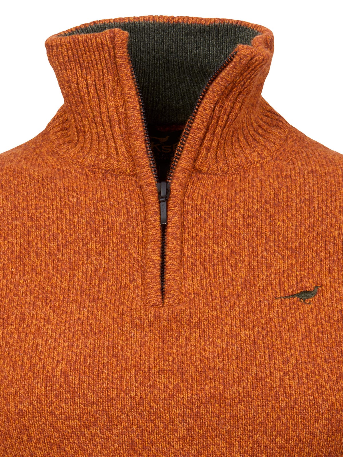 Laksen Knitwear Laksen Women's Tyne 1/4 Zip Jumper Terra