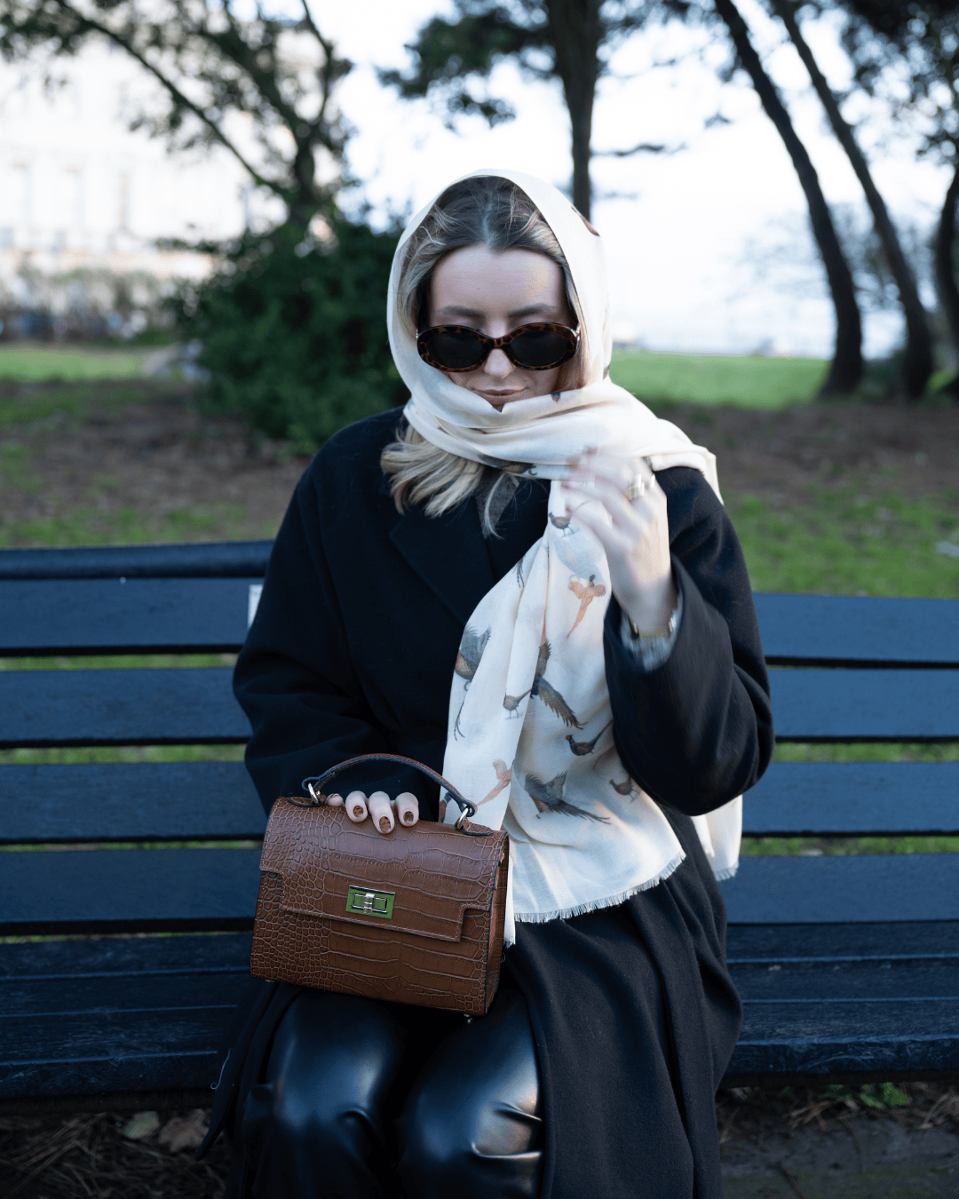 Bishops and Haig Scarves Bishops and Haig Pheasant Artwork Scarf