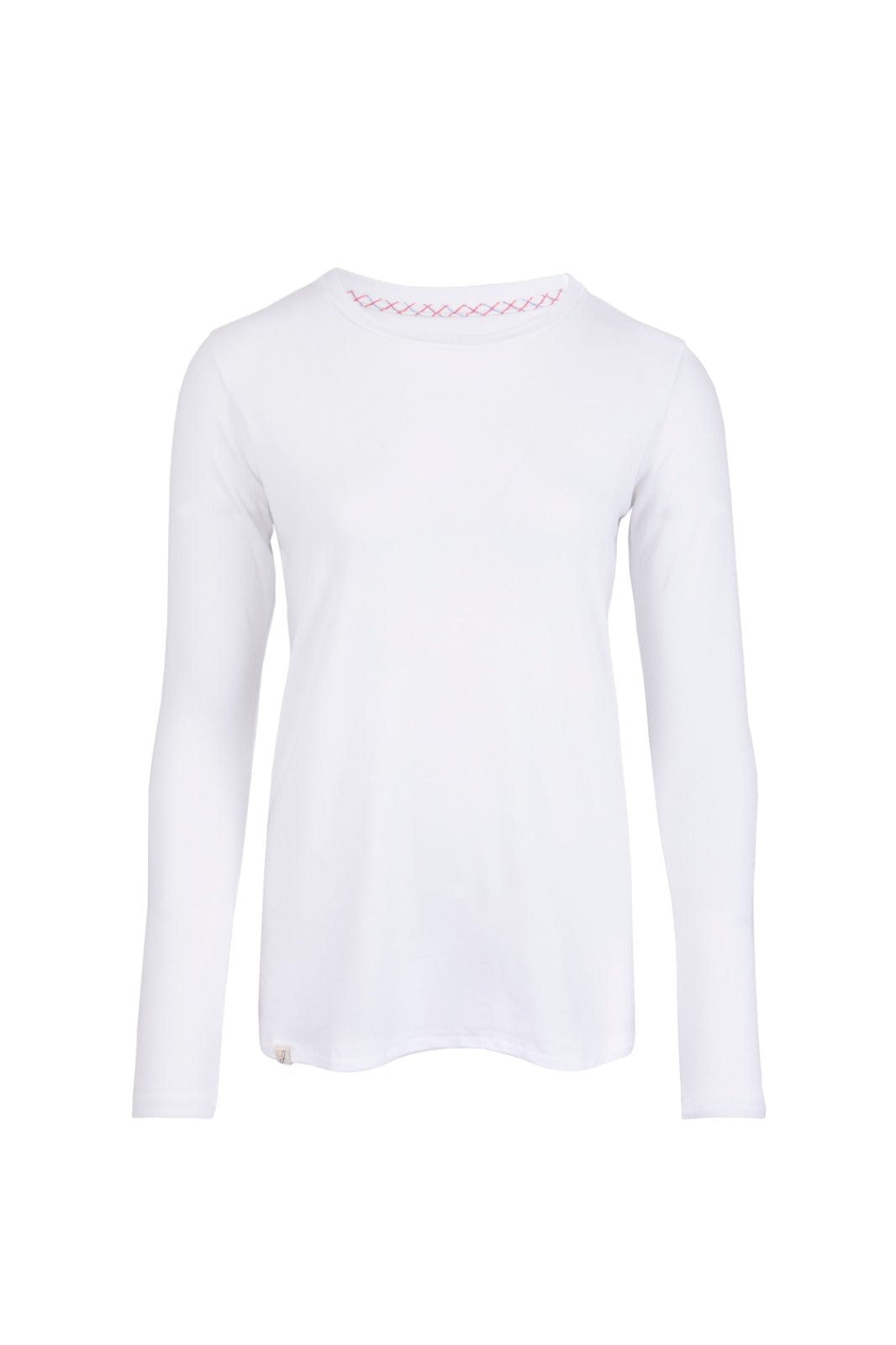 Ginger & Jardine Shirts Ginger & Jardine Bamboo Long Sleeve Tee White
