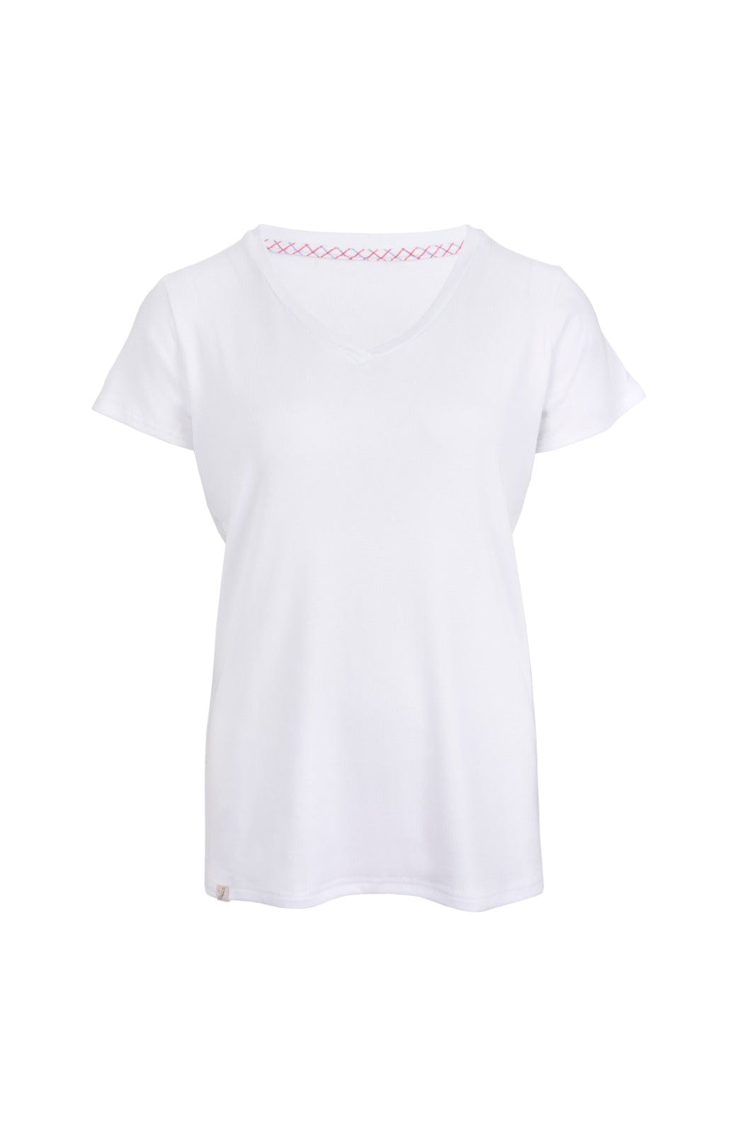 Ginger & Jardine Shirts Ginger & Jardine Bamboo Short Sleeve Tee White
