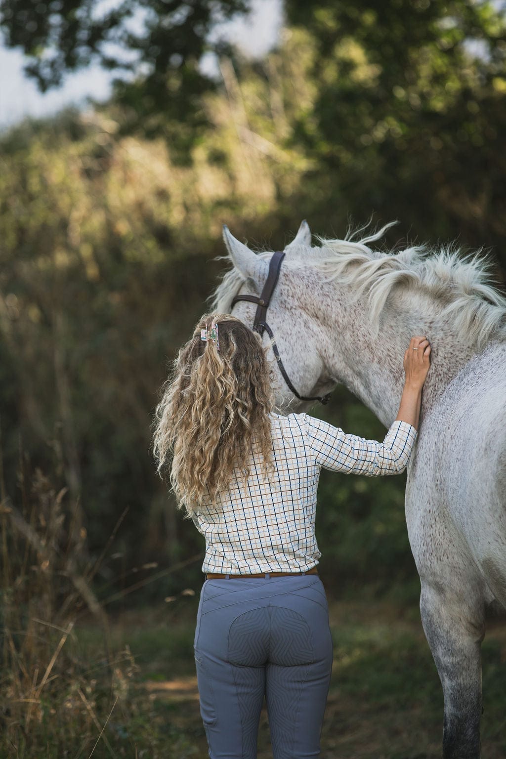 Ginger & Jardine Shirts Ginger & Jardine Cosy Roll Blue & Tan Check