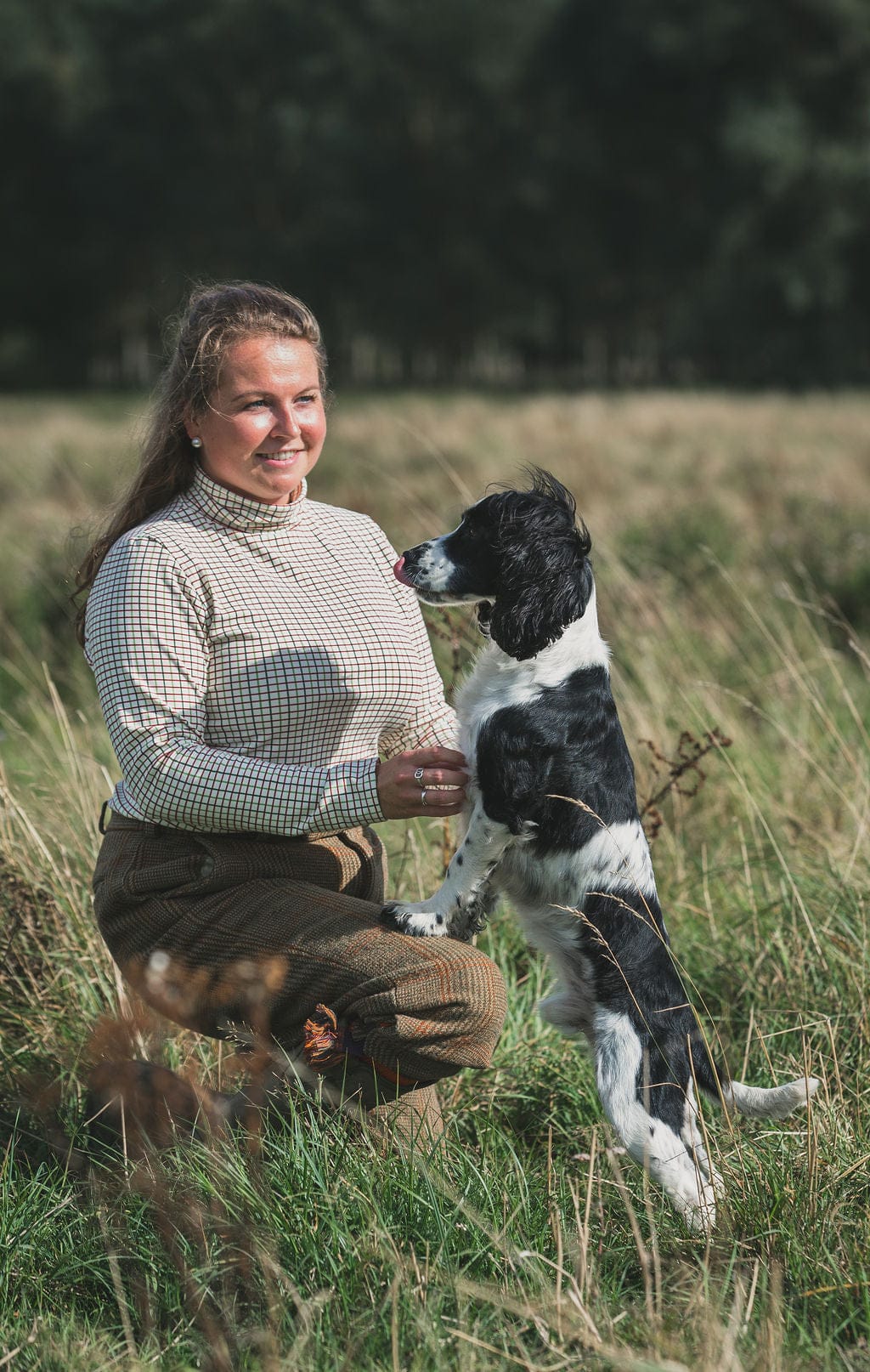 Ginger &amp; Jardine Shirts Ginger &amp; Jardine Cosy Roll Green &amp; Claret Check