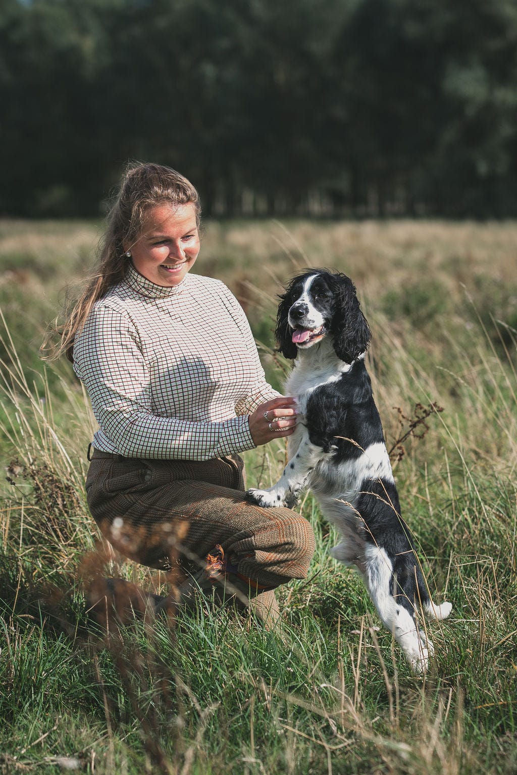 Ginger & Jardine Shirts Ginger & Jardine Cosy Roll Green & Claret Check