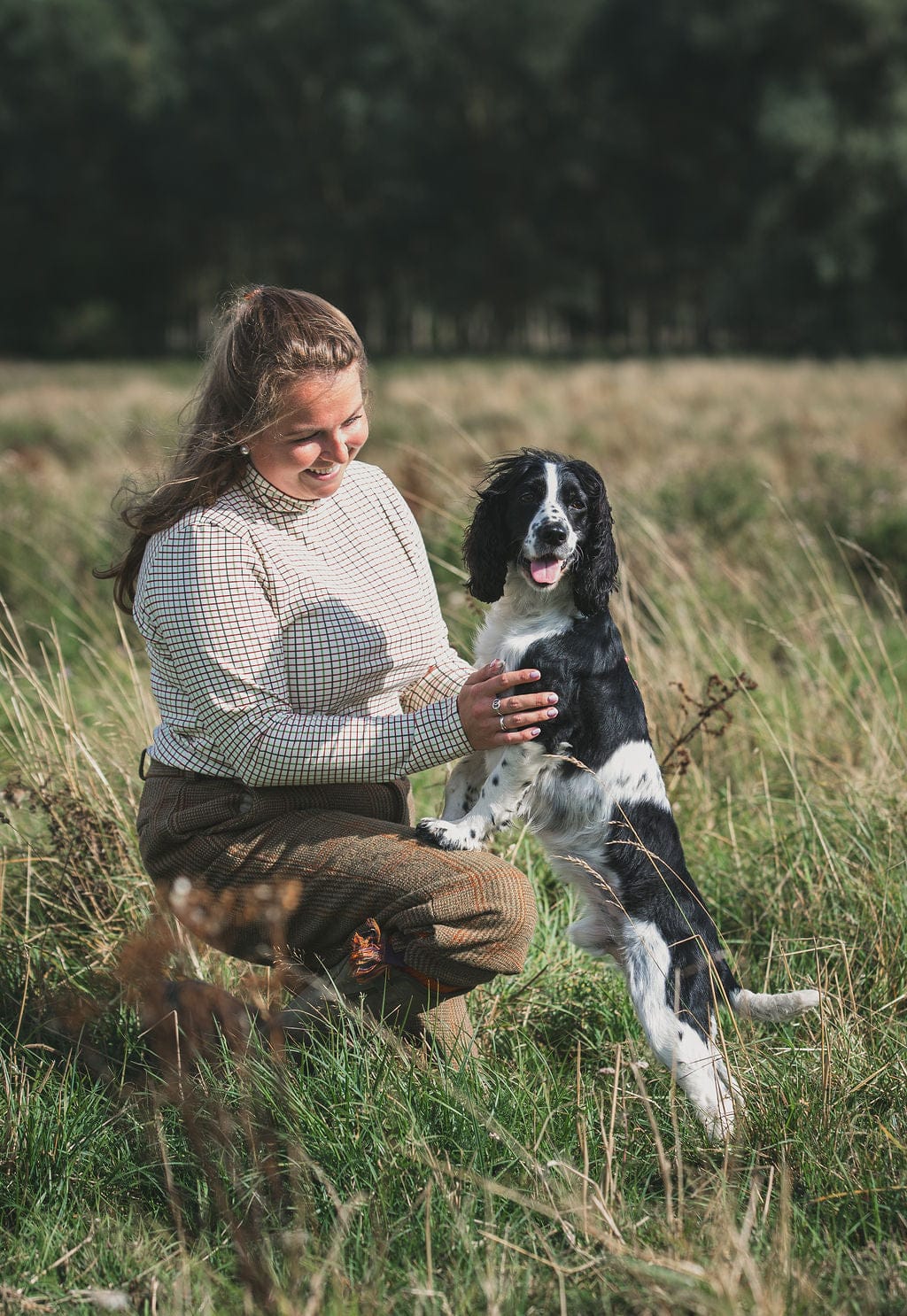 Ginger & Jardine Shirts Ginger & Jardine Cosy Roll Green & Claret Check