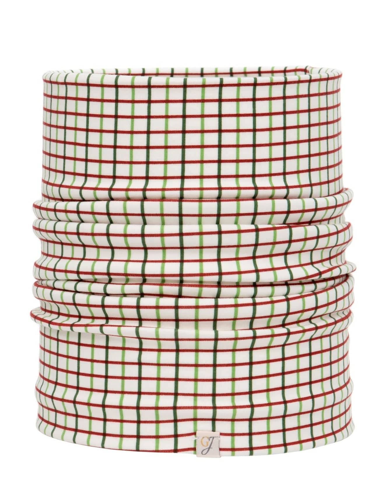 Ginger & Jardine Snood Ginger & Jardine Snood Green & Claret Check