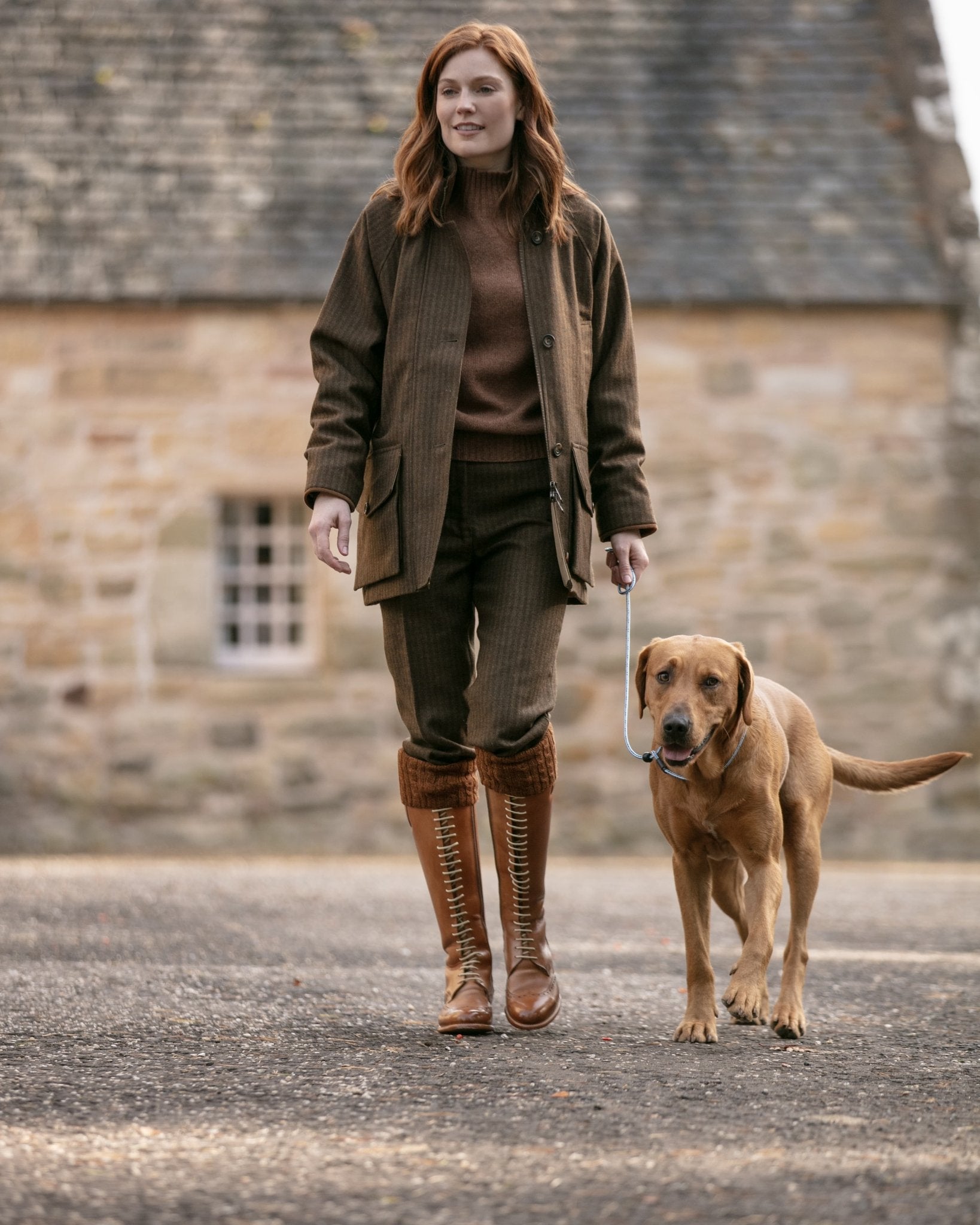 House of Cheviot Socks House of Cheviot Lady Harris Shooting Socks Bronze