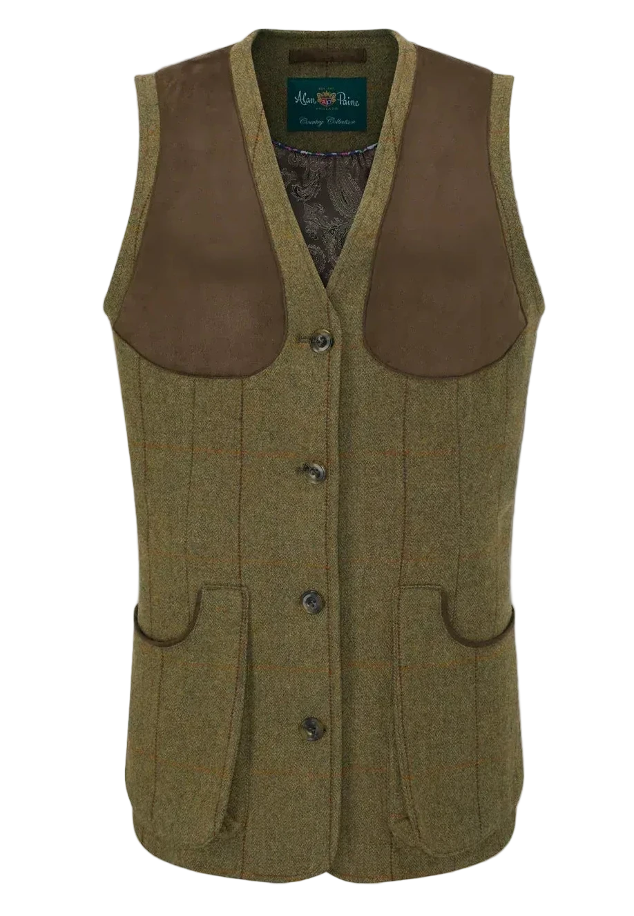 Alan Paine Traditional Shooting Vests Alan Paine Women's Combrook Shooting Waistcoat Grove