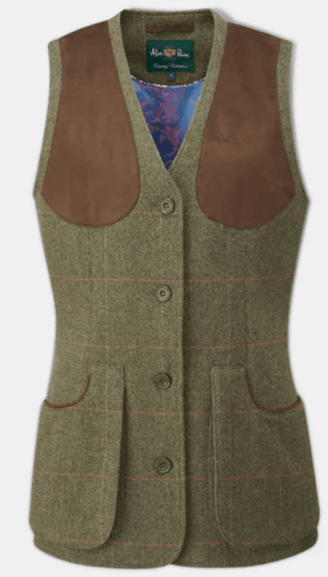 Alan Paine Traditional Shooting Vests Alan Paine Women's Combrook Shooting Waistcoat Heath