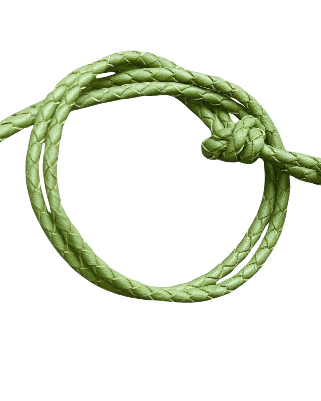 On The Peg Whistles & Lanyards OTP Braided Nappa Leather Lanyard Cactus