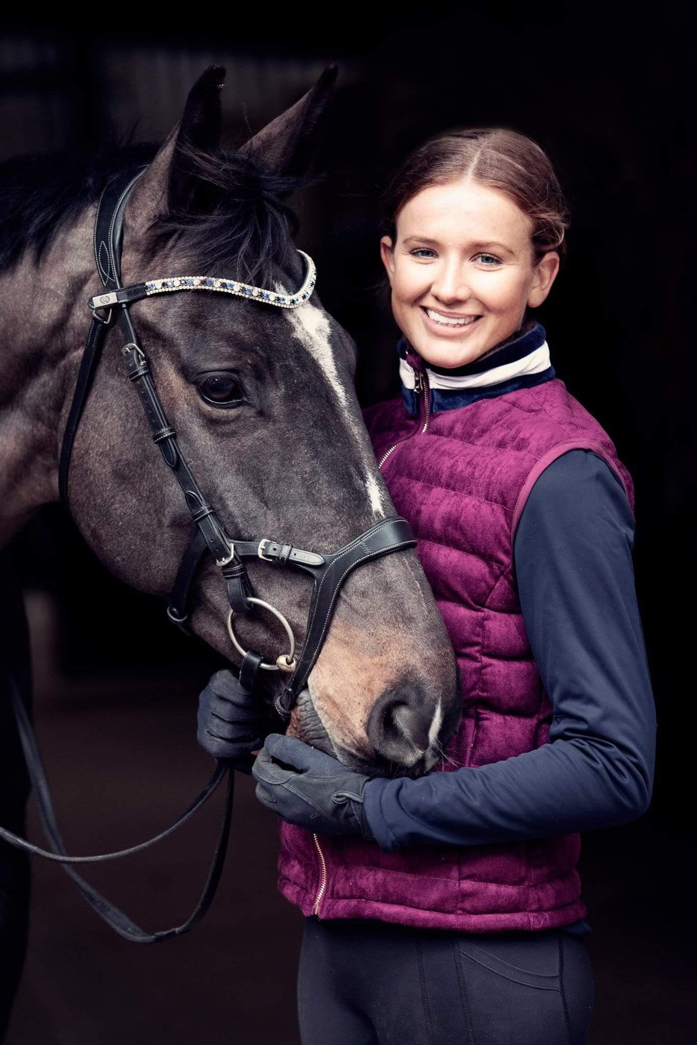 Sporting Hares Fleeces &amp; Quilted Gilets Sporting Hares Windermere Gilet Dark Plum