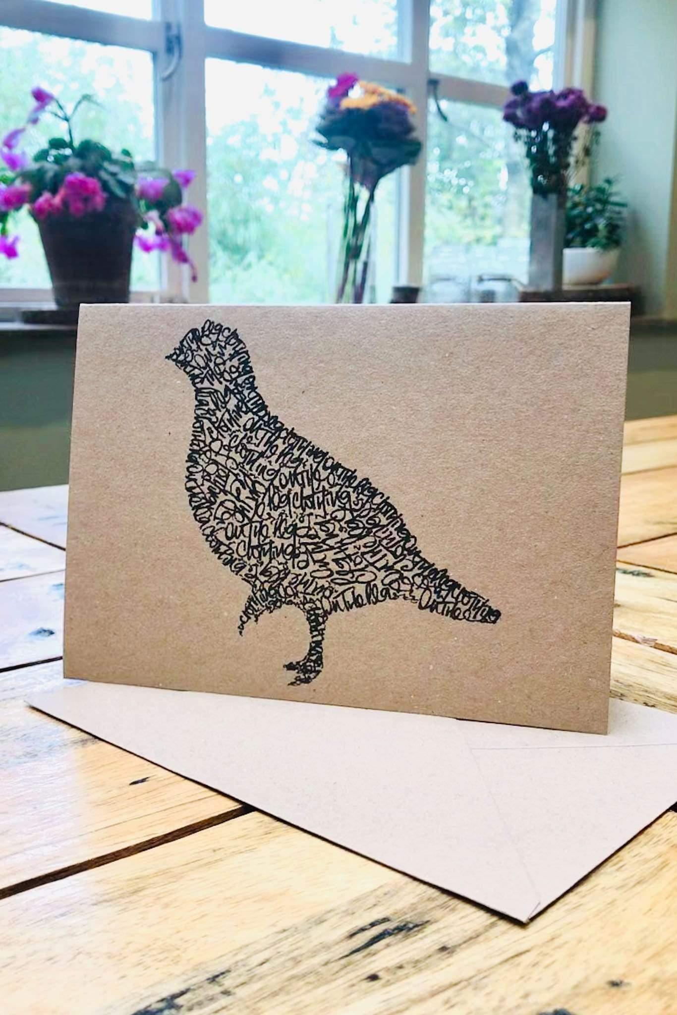 3-D Cards Home Grouse Cards