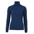 Laksen Knitwear Laksen Ladies Westminster Rollneck Lambswool Jumper - Midnight Navy Blue