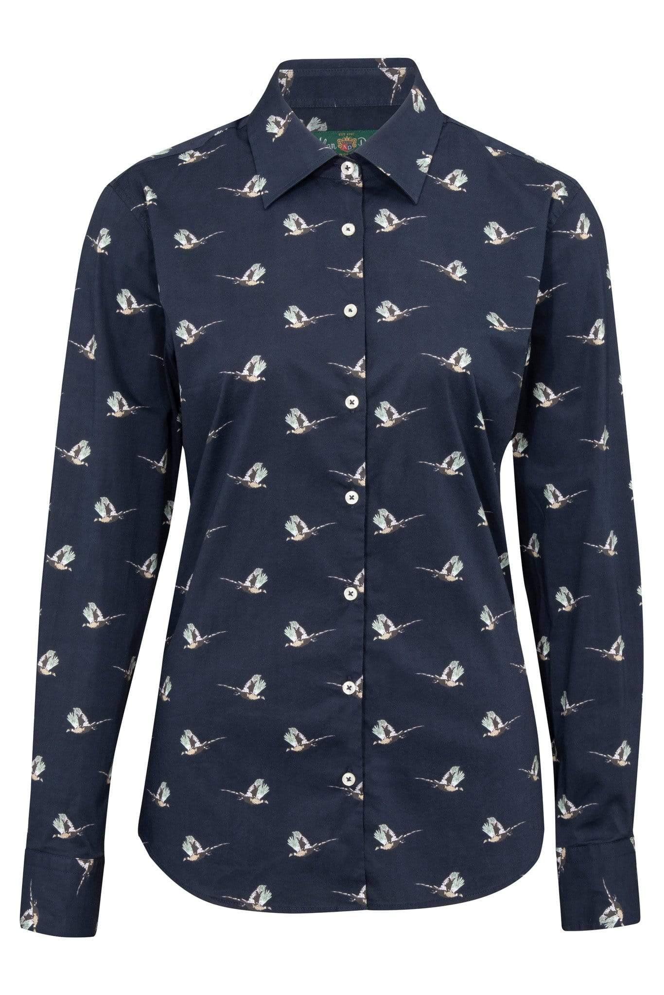 Alan Paine Women's Lawen Pheasant Shirt Navy – On The Peg Clothing